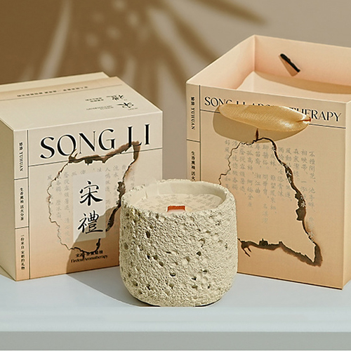 【11/3~12/31冬季85折優惠】家居生活雜貨舖 宋禮香氛蠟燭單入禮盒 原色-閑庭梔子