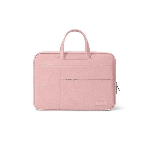 【11/3~12/31冬季85折優惠】創意小物館 180°開合大容量筆電包 櫻花粉