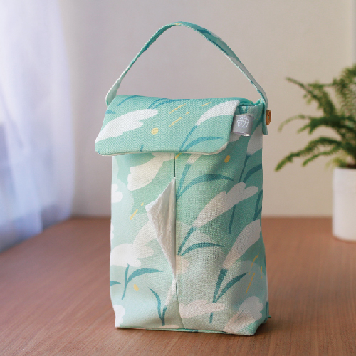 好感良物 softliving掛式衛生紙套-藍芒草