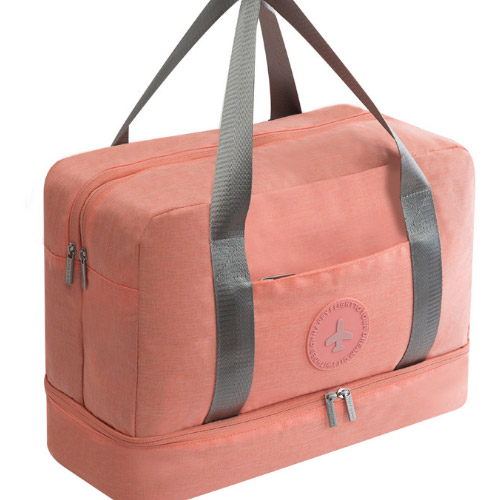 【11/3~12/31冬季85折優惠】家居生活雜貨舖 簡約時尚乾濕分離旅行運動包 橘粉色