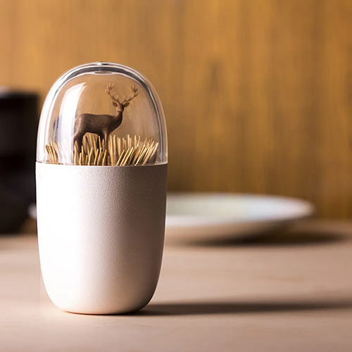 QUALY 牙籤罐 草原馴鹿