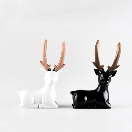 【福利品】iThinking Dear Deer 鹿角尖嘴鉗 臥鹿 亮黑