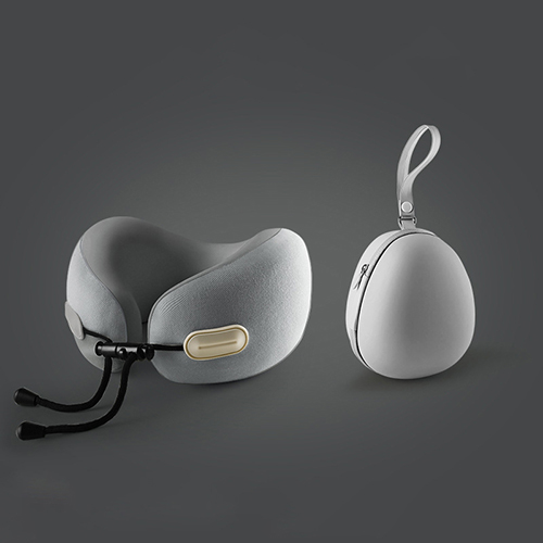 【1/2~8/31冬日特惠85折】家居生活雜貨舖 輕量記憶棉旅行頸枕 黑曜灰