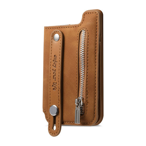 【1/2~8/31冬日特惠85折】創意小物館 Magsafe磁吸卡包卡套零錢夾 棕色