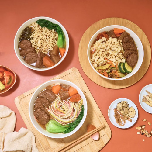 纖宴 vegeking 【簡單纖 4盒】未來牛肉麵任選4盒