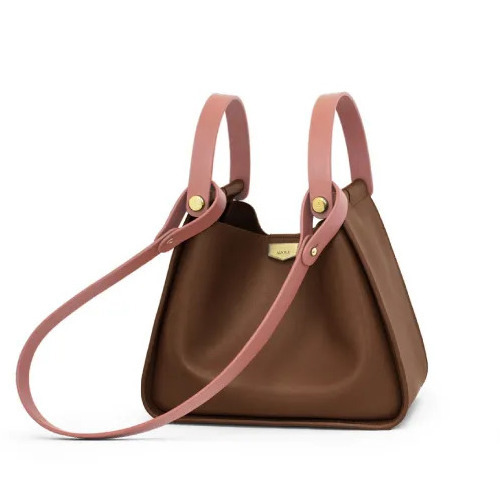 ADOLE A-Line手提肩背包/可可色(肩帶可選)胭粉色背帶