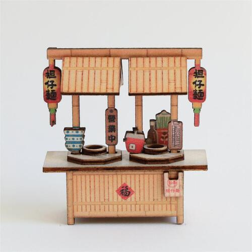 【猴子設計】攤車磁鐵- 台南擔仔麵