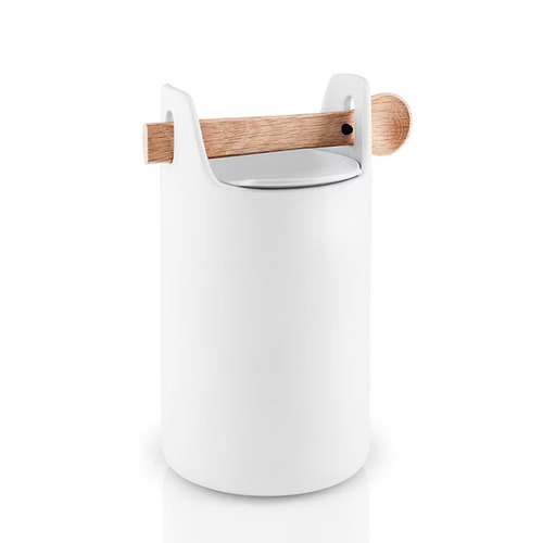 丹麥Eva Solo收納工具筒附蓋&湯匙．20cm．白