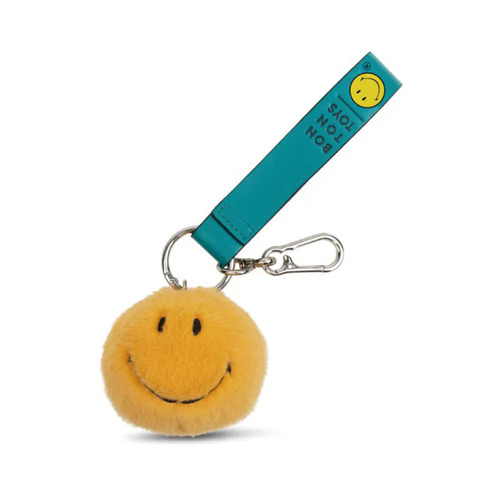 BON TON TOYS X Smiley®｜Smiley笑臉環保毛絨背包吊飾-7cm 黃