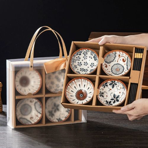 客製化日式陶瓷碗餐具禮盒