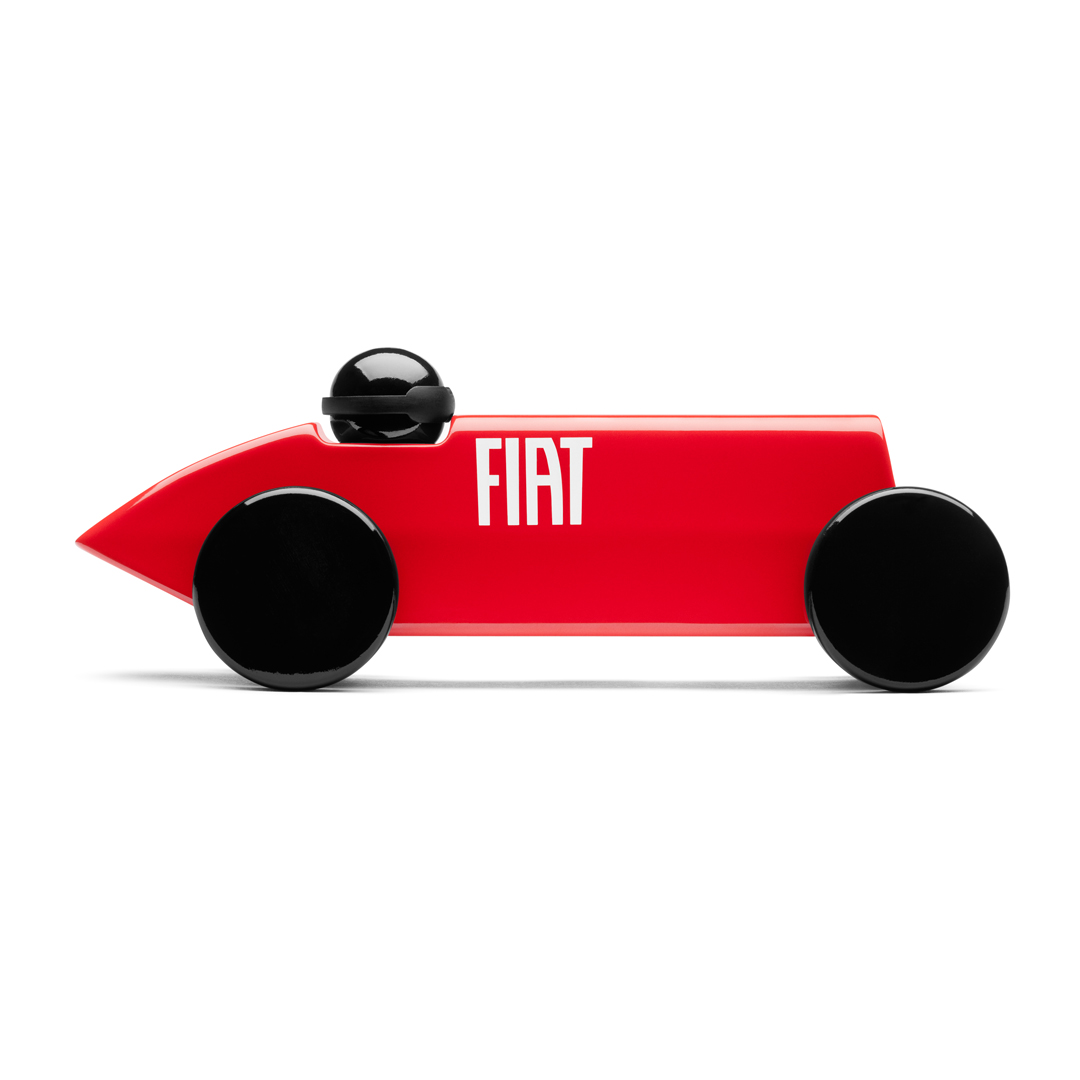 PLAYSAM 經典Mefistofele木質賽車(FIAT) - 紅色