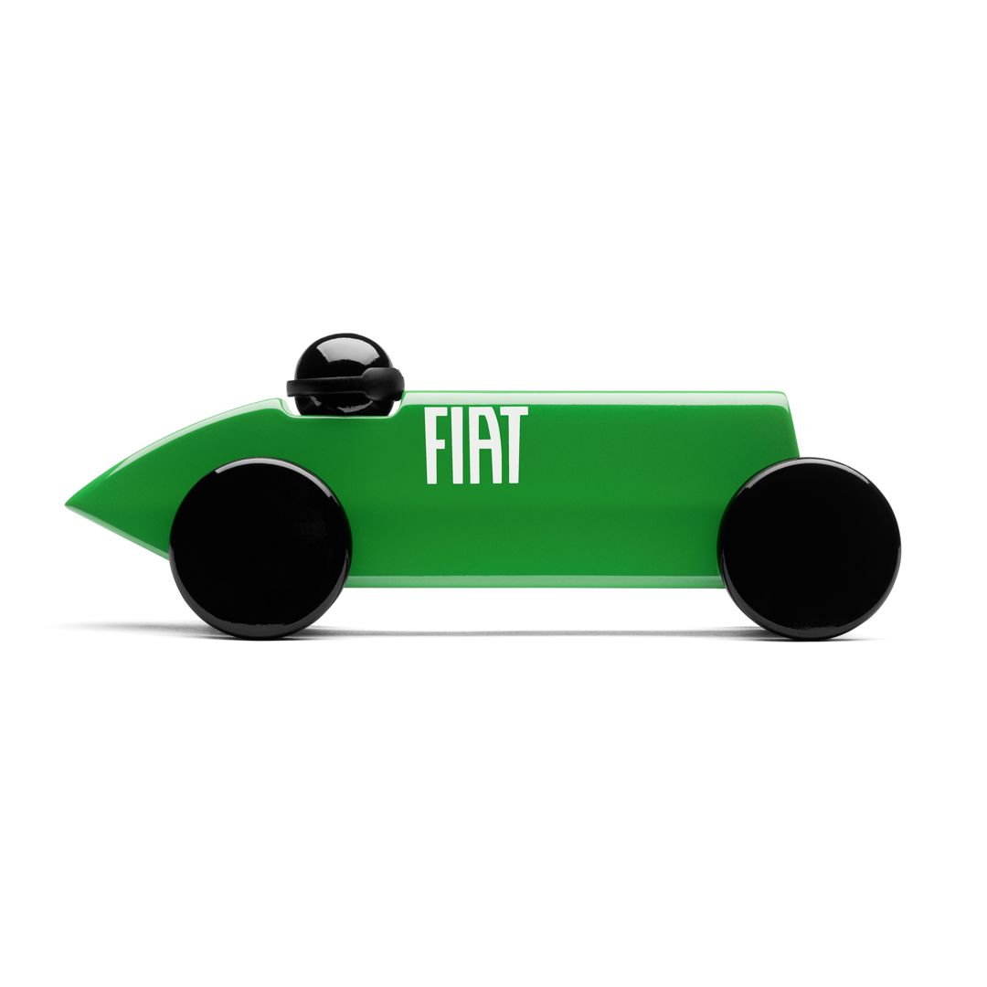 PLAYSAM 經典Mefistofele木質賽車(FIAT) - 綠色