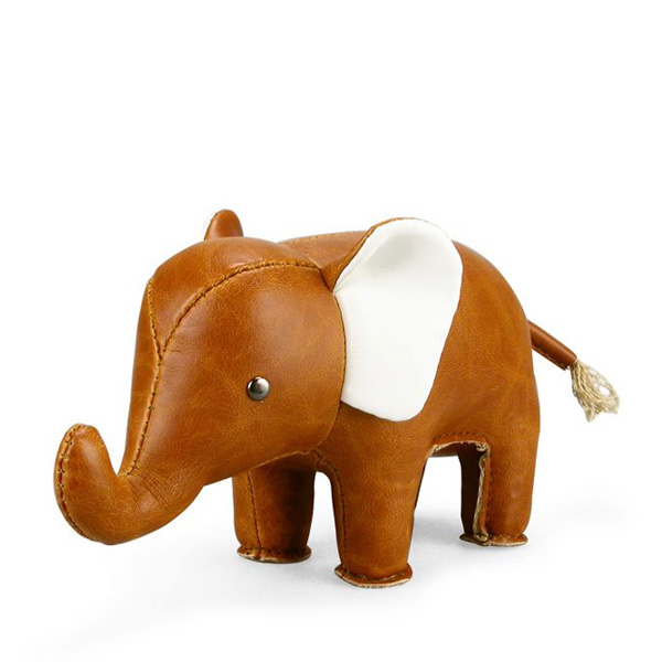 Zuny Classic 大象造型擺飾書檔 (黃褐色)