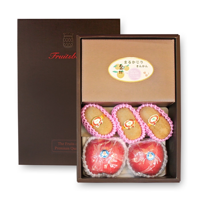 水果大亨 2168元綜合水果禮盒 (日本春姬金桔+日本香綠奇異果+日本青森套袋富士蘋果)