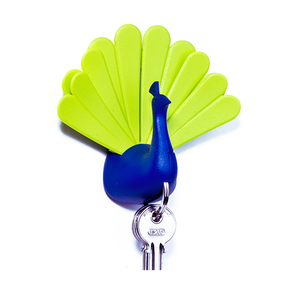【FINAL CALL】QUALY 孔雀開屏 鑰匙圈 (藍綠)