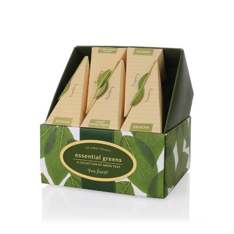 Tea Forte 10入金字塔絲質茶包 極品綠茶