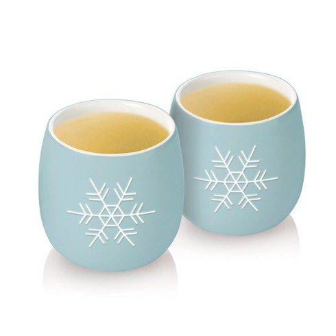 Tea forte 冬季戀曲雪花對杯