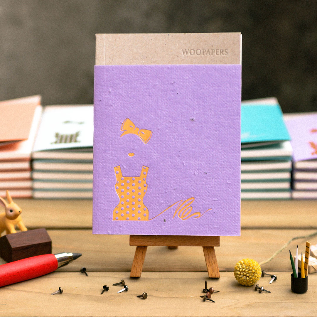 WOOPAPERS 『隨身手記』種子筆記本 非洲紫
