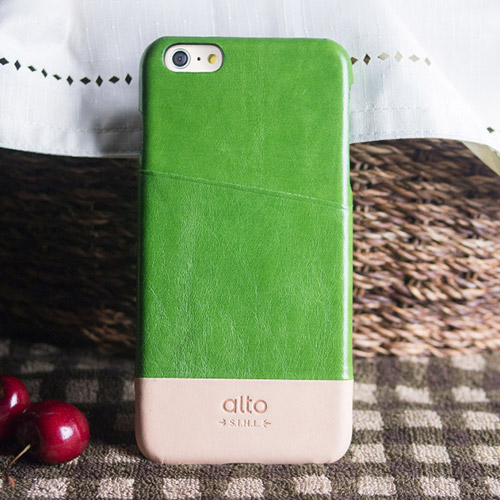 alto iPhone 6 Plus / 6S Plus 真皮手機殼背蓋 Metro (Green / Original)