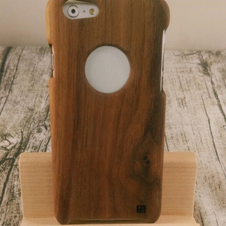 木城工坊 iphone6 原木3D手機殼 素面基本款 胡桃木