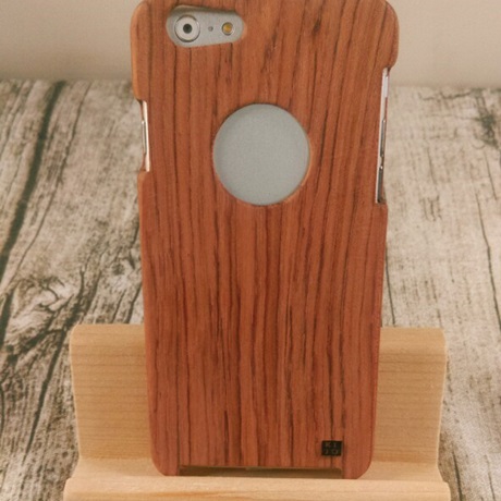 木城工坊 iphone6 PLUS 原木3D手機殼 素面基本款 花梨木