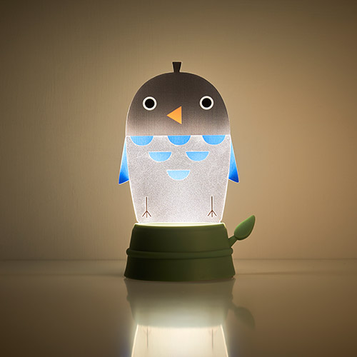 【獨家贈送：聖誕麋鹿燈版】Xcellent LED 可愛夜燈時光派對 藍鵲