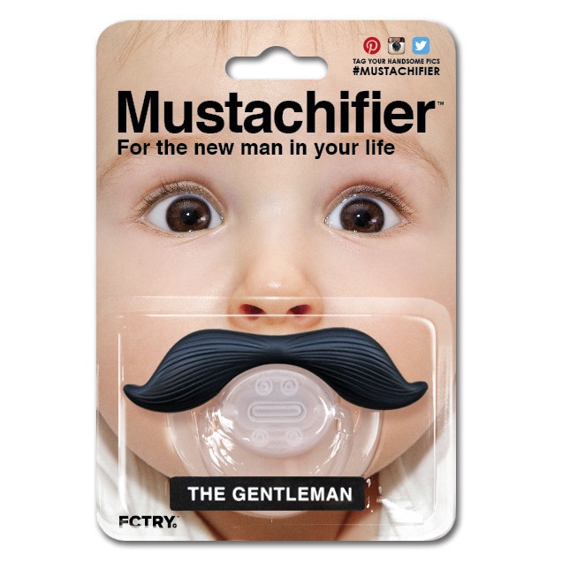 Mustachifier 紳士鬍子嬰兒奶嘴 BPA FREE!