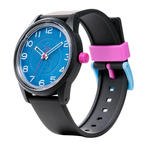 Q＆Q SmileSolar 經典升級數字款 太陽能手錶 (044 藍色珊瑚礁/40mm)