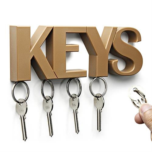 QUALY KEYS 鑰匙收納架 (咖啡)