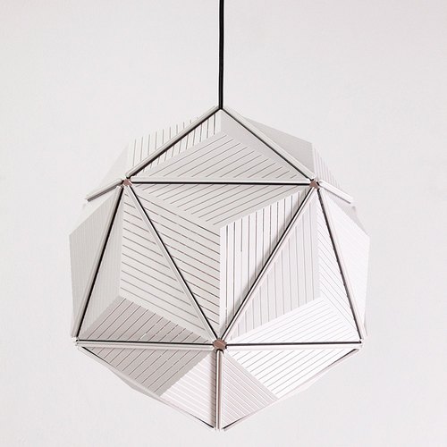 QUALY 三角幾何-燈罩 (白)