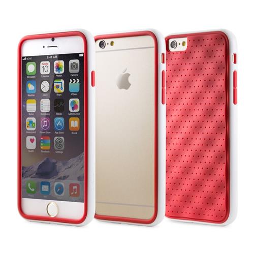 BONE iPhone 6/6S 極簡雙色保護框-紅