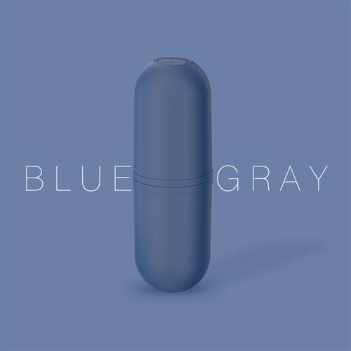創意小物館 膠囊旅行杯 藍灰色