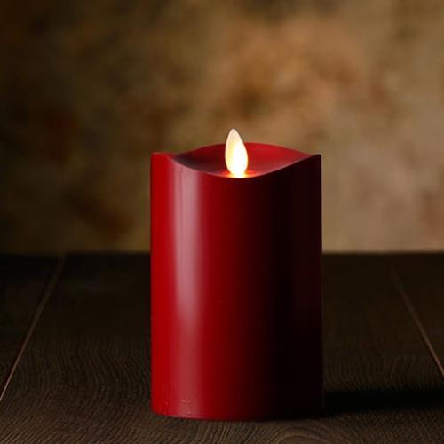 Veraflame 擬真火焰搖擺蠟燭 12.5cm 紅 (360度系列)