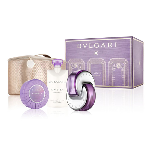BVLGARI 寶格麗 Omnia Amethyste 紫水晶女性香氛禮盒 (贈高級化妝包)