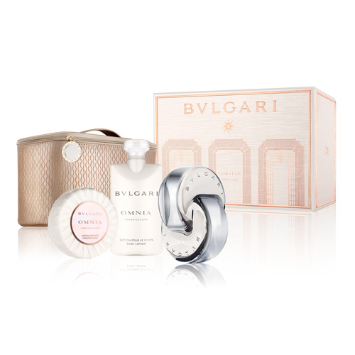 BVLGARI 寶格麗 Omnia Crystalline 晶澈女性香氛禮盒 (贈高級化妝包)