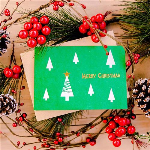 WOOPAPERS Merry Christmas 種子紙聖誕卡片 聖誕樹 Tree-2
