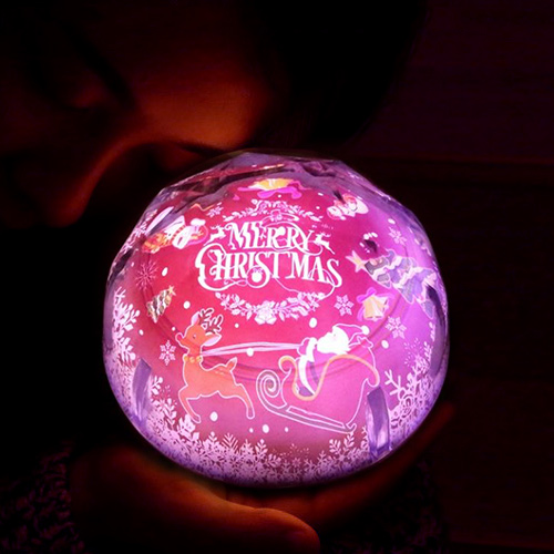 創意小物館 浪漫星空LED旋轉投影燈 聖誕款