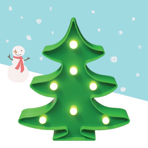 大力女｜造型LED小夜燈-聖誕樹