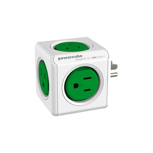 荷蘭 allocacoc PowerCube延長線-綠色