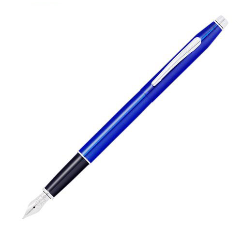 【可雷雕】美國 CROSS Classic Century 世紀經典亮藍漆鋼筆
