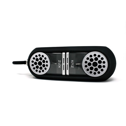 Ethne 美國 Knz GoDuo無線磁吸音響/透明主體(黑色矽膠套)