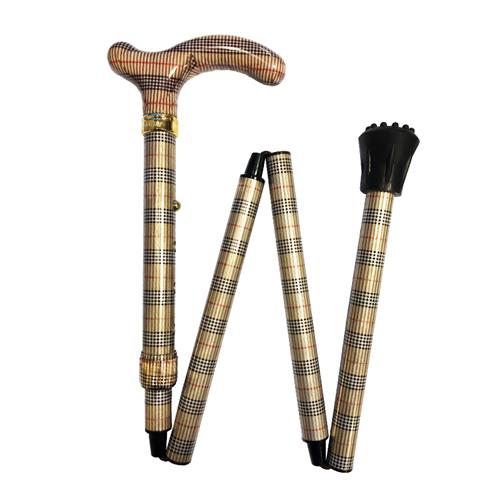 英國classic canes 可摺疊收納+調整高低 折疊手杖(4652E-細款)