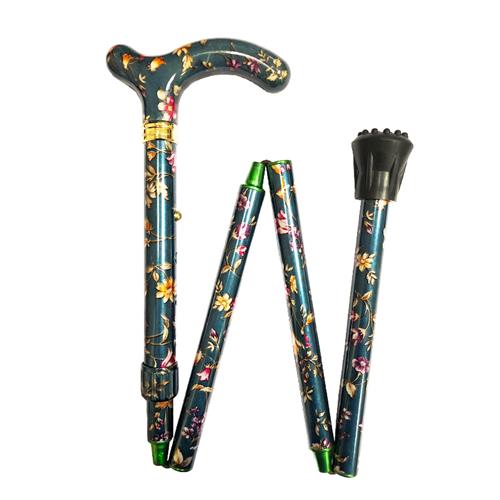 英國classic canes 可摺疊收納+調整高低 折疊手杖(4616E-細款)