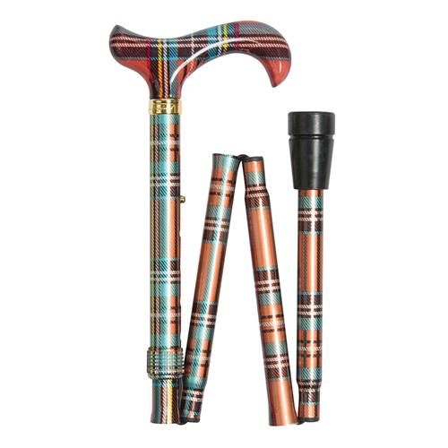 英國classic canes 可摺疊收納+調整高低 折疊手杖(4646H-粗款)