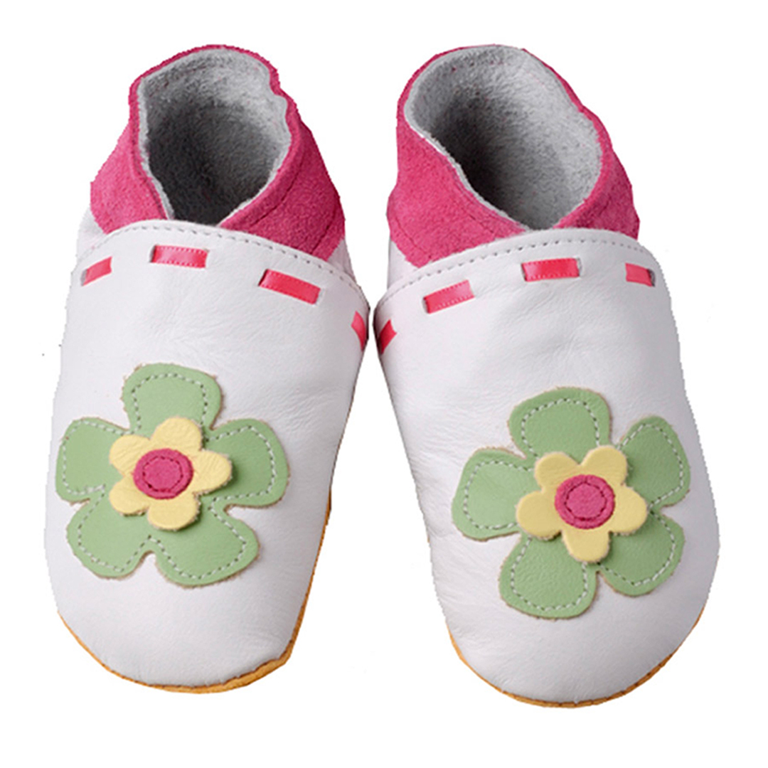 Daisy Roots 英國手工鞋L號 6~18M - 可愛小花 (禮盒裝)