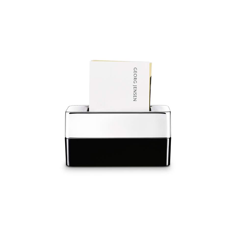 丹麥 Georg Jensen Cube Card Holder CW Office 系列, 方形 卡片 / 名片置放盒，Constantin Wortmann 設計