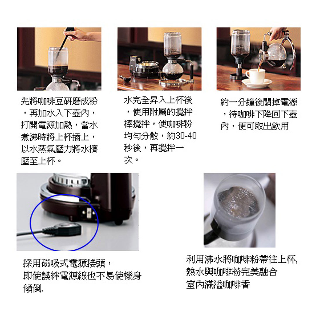 日本 TWINBIRD 電動虹吸式咖啡壺