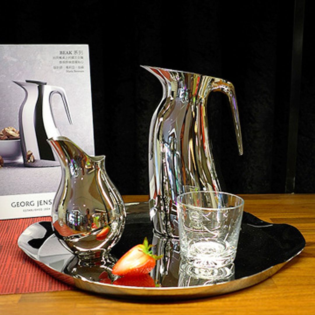 丹麥 Georg Jensen Wine Tray, Wine & Bar 系列 不鏽鋼 品酒托盤
