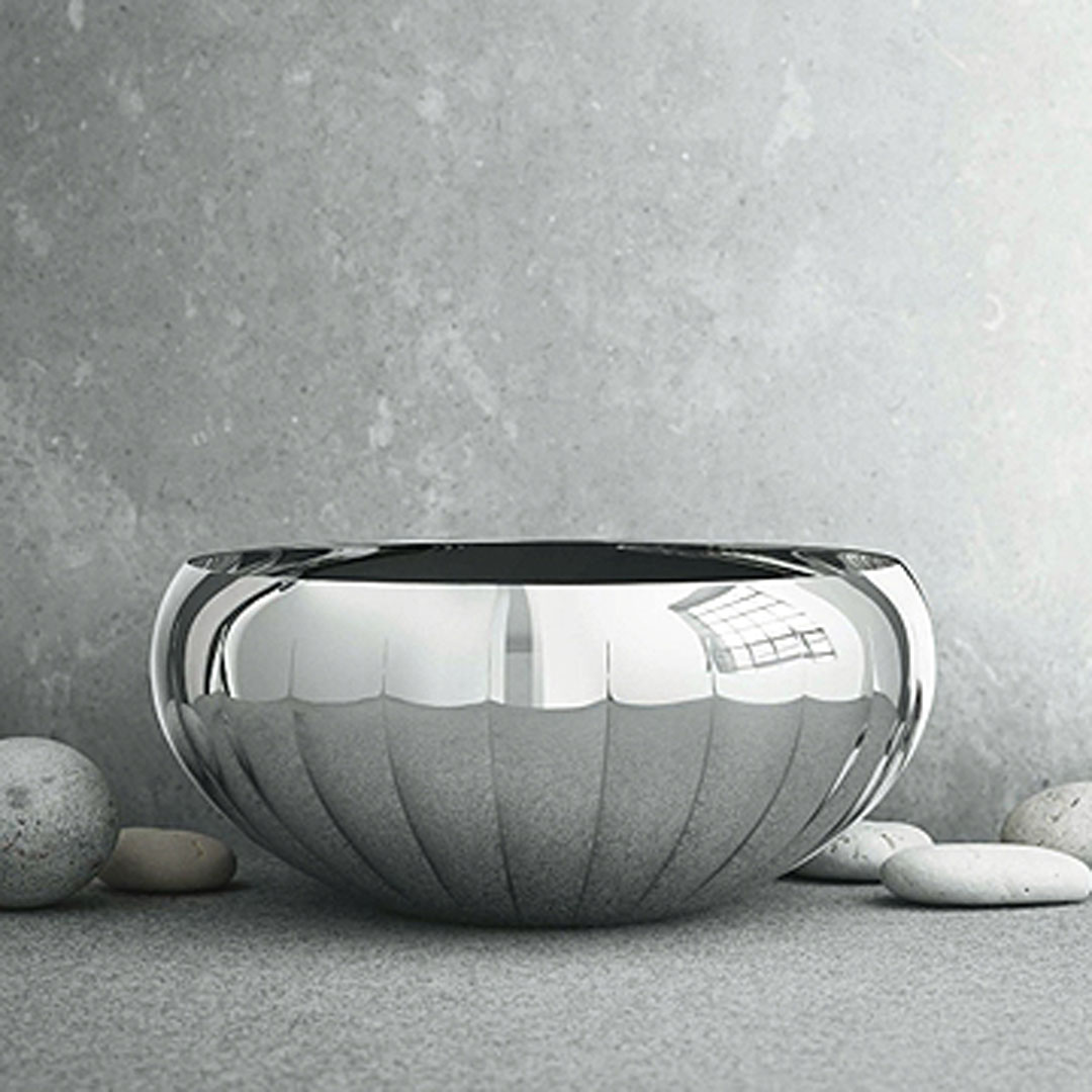 丹麥 Georg Jensen Legacy 系列 Bowl Large 銀波紋 置物皿 大尺寸