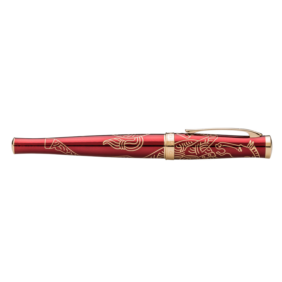 CROSS 馬年特別版 皇家紅琺瑯18K金鋼筆 AT0316-16